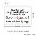 PPLR_HIDDEN_PRODUCT Double Heart Quote (2"x3" Cotton - 12 labels/set)