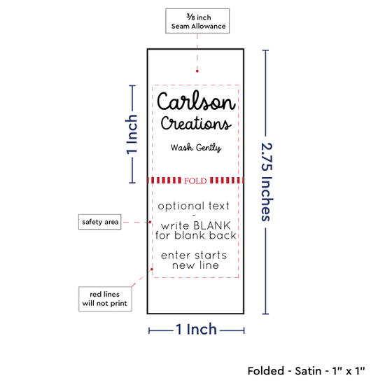 PPLR_HIDDEN_PRODUCT Handmade Square (1" wide - Satin)