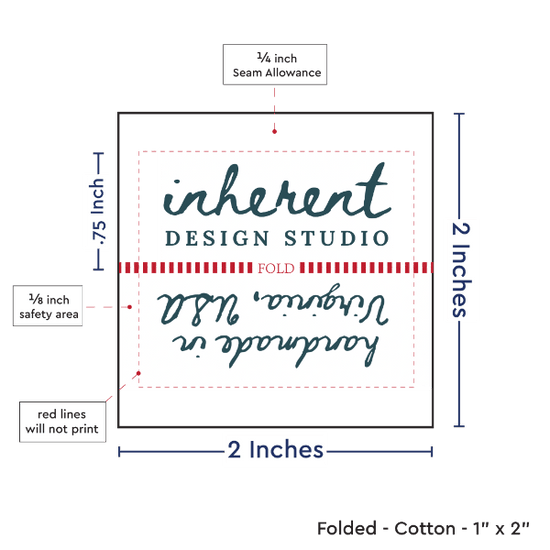 PPLR_HIDDEN_PRODUCT Print Your Logo or Image on FOLDED Cotton Tags