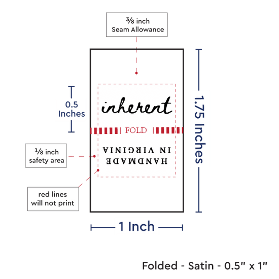 PPLR_HIDDEN_PRODUCT Print Your Logo/Image on Satin Tags (1" wide - Satin)