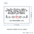 PPLR_HIDDEN_PRODUCT Double Heart Quote (2"x3" Cotton - 12 labels/set)