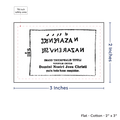 PPLR_HIDDEN_PRODUCT Print your Logo or Image on FLAT Cotton Tags