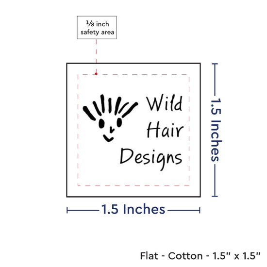 PPLR_HIDDEN_PRODUCT Print your Logo or Image on FLAT Cotton Tags