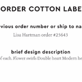 PPLR_HIDDEN_PRODUCT Reorder Previous Label Design - COTTON