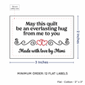 PPLR_HIDDEN_PRODUCT Double Heart Quote (2"x3" Cotton - 12 labels/set)