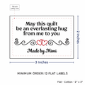 PPLR_HIDDEN_PRODUCT Double Heart Quote (2"x3" Cotton - 12 labels/set)