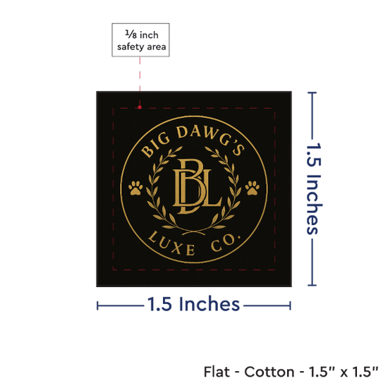PPLR_HIDDEN_PRODUCT Print your Logo or Image on FLAT Cotton Tags
