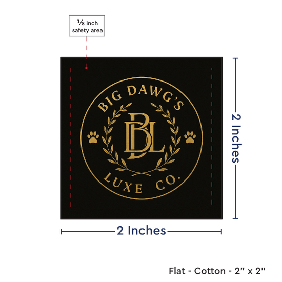 PPLR_HIDDEN_PRODUCT Print your Logo or Image on FLAT Cotton Tags
