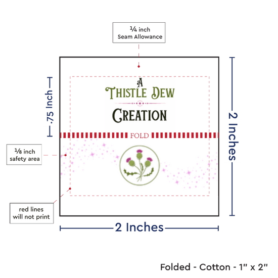 PPLR_HIDDEN_PRODUCT Print Your Logo or Image on FOLDED Cotton Tags