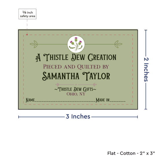 PPLR_HIDDEN_PRODUCT Print your Logo or Image on FLAT Cotton Tags