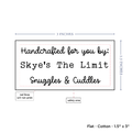 PPLR_HIDDEN_PRODUCT Text Only Medium Large Label (1.5"x3"-Cotton)