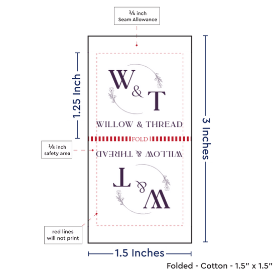 PPLR_HIDDEN_PRODUCT Print Your Logo or Image on FOLDED Cotton Tags