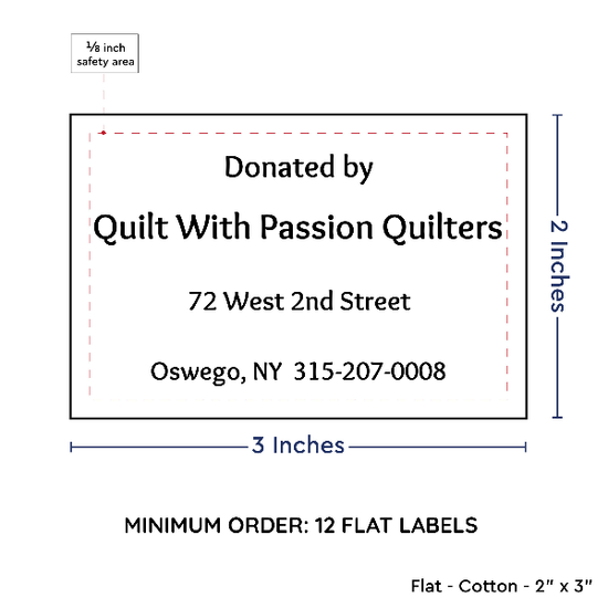 PPLR_HIDDEN_PRODUCT Large Text Only Label (2"x3"-Cotton)