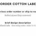 PPLR_HIDDEN_PRODUCT Reorder Previous Label Design - COTTON