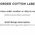 PPLR_HIDDEN_PRODUCT Reorder Previous Label Design - COTTON