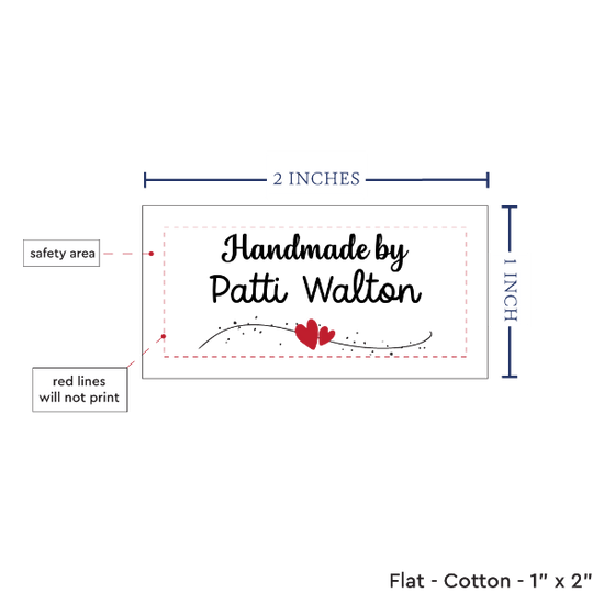 PPLR_HIDDEN_PRODUCT Double Hearts (2"x1"-Cotton)