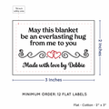 PPLR_HIDDEN_PRODUCT Double Heart Quote (2"x3" Cotton - 12 labels/set)