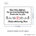 PPLR_HIDDEN_PRODUCT Double Heart Quote (2"x3" Cotton - 12 labels/set)
