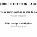 PPLR_HIDDEN_PRODUCT Reorder Previous Label Design - COTTON