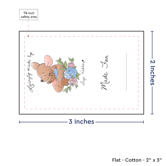 PPLR_HIDDEN_PRODUCT Print your Logo or Image on FLAT Cotton Tags