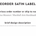 PPLR_HIDDEN_PRODUCT Reorder Previous Label Design - SATIN