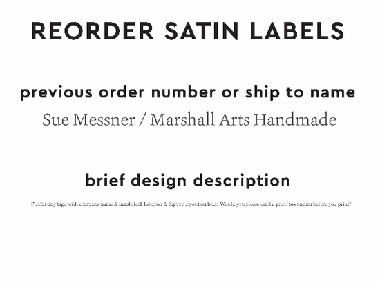 PPLR_HIDDEN_PRODUCT Reorder Previous Label Design - SATIN