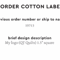 PPLR_HIDDEN_PRODUCT Reorder Previous Label Design - COTTON