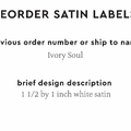 PPLR_HIDDEN_PRODUCT Reorder Previous Label Design - SATIN