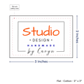 PPLR_HIDDEN_PRODUCT Print your Logo or Image on FLAT Cotton Tags