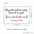PPLR_HIDDEN_PRODUCT Double Heart Quote (2"x3" Cotton - 12 labels/set)