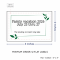 PPLR_HIDDEN_PRODUCT Leaf Quote (2"x3" Cotton - 12 labels/set)