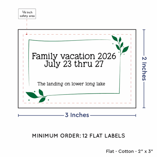 PPLR_HIDDEN_PRODUCT Leaf Quote (2"x3" Cotton - 12 labels/set)