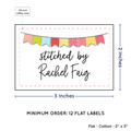 PPLR_HIDDEN_PRODUCT Colorful Banner (2"x3" Cotton - 12 labels/set)