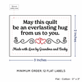 PPLR_HIDDEN_PRODUCT Double Heart Quote (2"x3" Cotton - 12 labels/set)