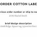 PPLR_HIDDEN_PRODUCT Reorder Previous Label Design - COTTON