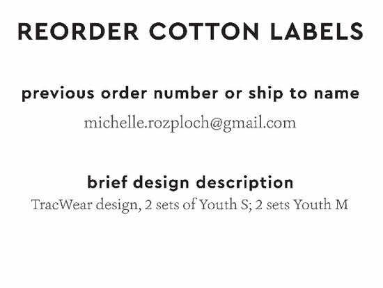 PPLR_HIDDEN_PRODUCT Reorder Previous Label Design - COTTON