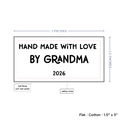 PPLR_HIDDEN_PRODUCT Text Only Medium Large Label (1.5"x3"-Cotton)