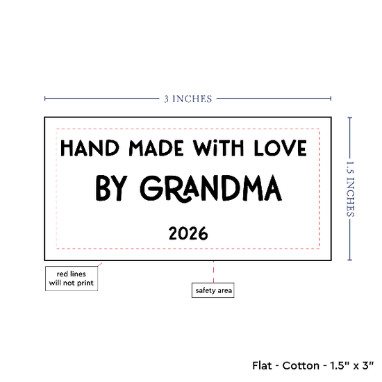 PPLR_HIDDEN_PRODUCT Text Only Medium Large Label (1.5"x3"-Cotton)