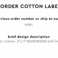 PPLR_HIDDEN_PRODUCT Reorder Previous Label Design - COTTON
