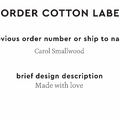 PPLR_HIDDEN_PRODUCT Reorder Previous Label Design - COTTON