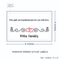 PPLR_HIDDEN_PRODUCT Double Heart Quote (2"x3" Cotton - 12 labels/set)