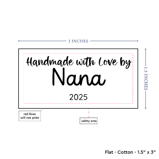 PPLR_HIDDEN_PRODUCT Text Only Medium Large Label (1.5"x3"-Cotton)