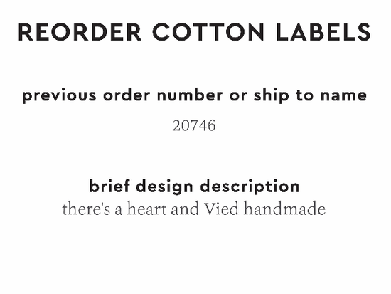 PPLR_HIDDEN_PRODUCT Reorder Previous Label Design - COTTON