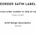 PPLR_HIDDEN_PRODUCT Reorder Previous Label Design - SATIN