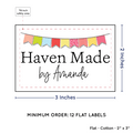 PPLR_HIDDEN_PRODUCT Colorful Banner (2"x3" Cotton - 12 labels/set)