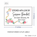 PPLR_HIDDEN_PRODUCT Thread and Flowers (2"x3" Cotton - 12 labels/set)