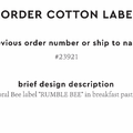 PPLR_HIDDEN_PRODUCT Reorder Previous Label Design - COTTON