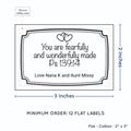 PPLR_HIDDEN_PRODUCT Frame Quote (2"x3" Cotton - 12 labels/set)