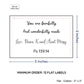 PPLR_HIDDEN_PRODUCT Large Text Only Label (2"x3"-Cotton)