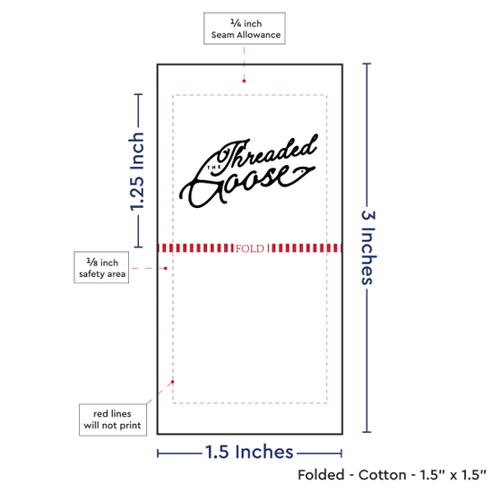PPLR_HIDDEN_PRODUCT Print Your Logo or Image on FOLDED Cotton Tags